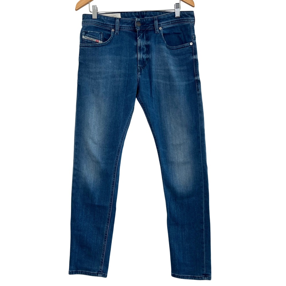 Diesel Thommer Slim Blue Stretch Denim Jeans Mens W32 L30 009MB Medium Wash